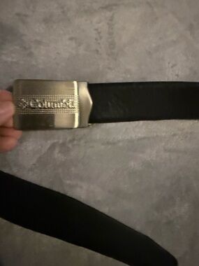 Columbia Black Belt with Silver Buckle